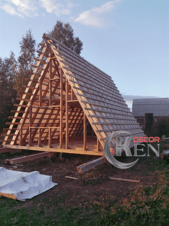  Thiết kế nhà gỗ homestay dạng lều 