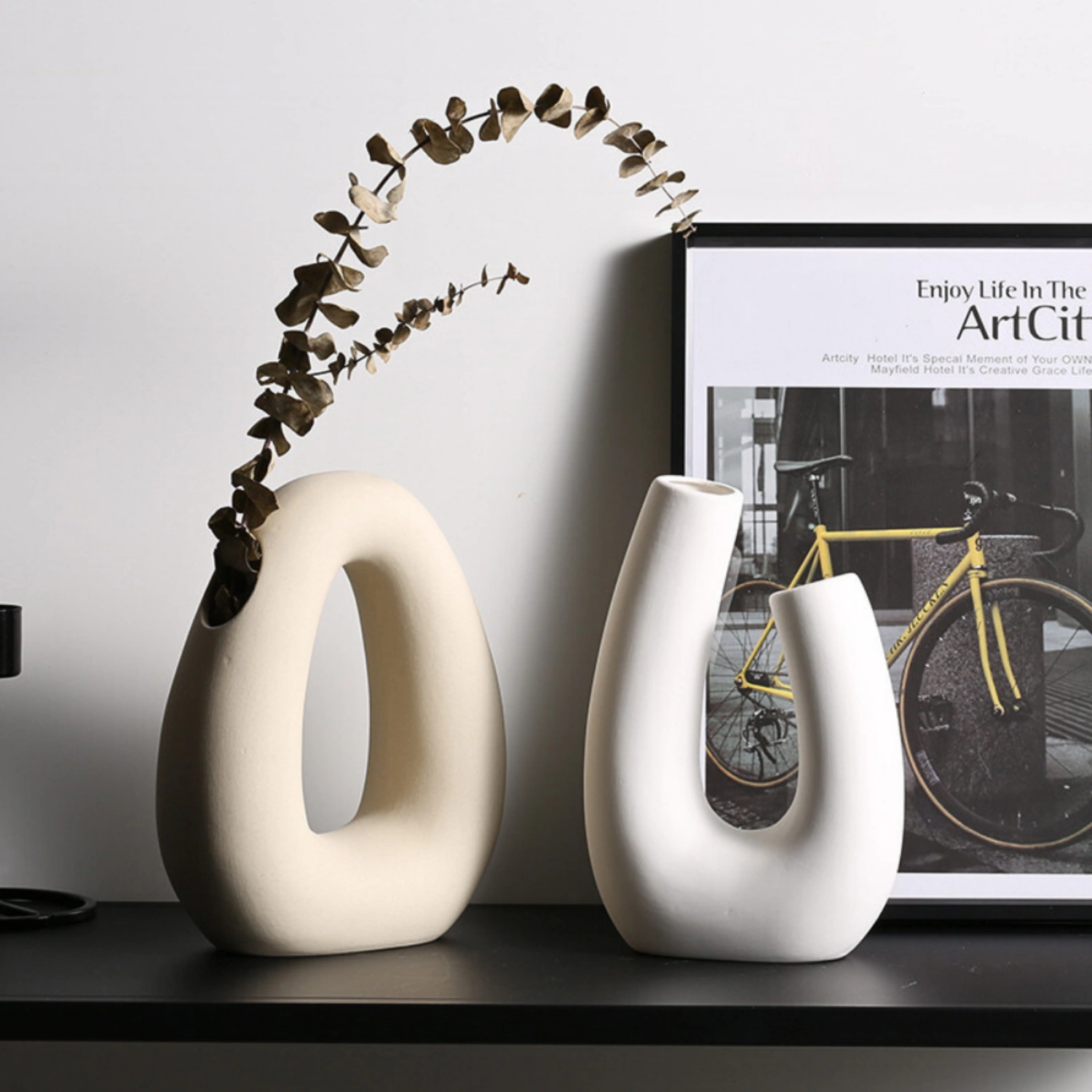 Bình Hoa Decor Hình Học Để Bàn